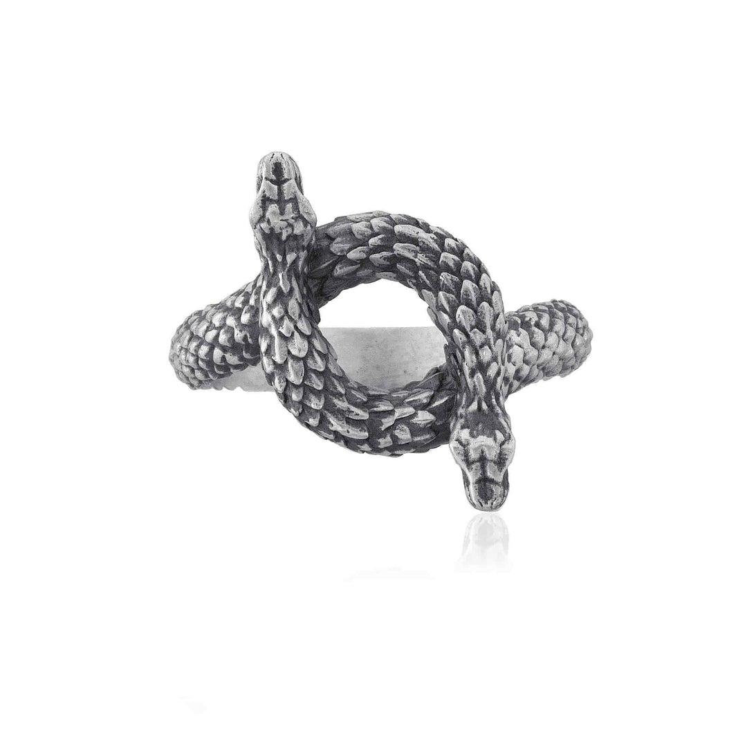 Two-Headed Snake Ring