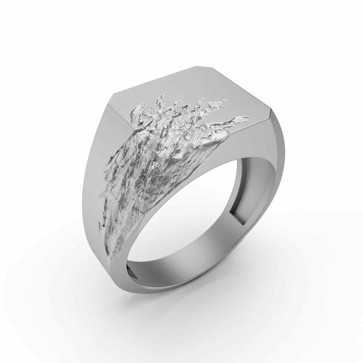 Carved Men Ring