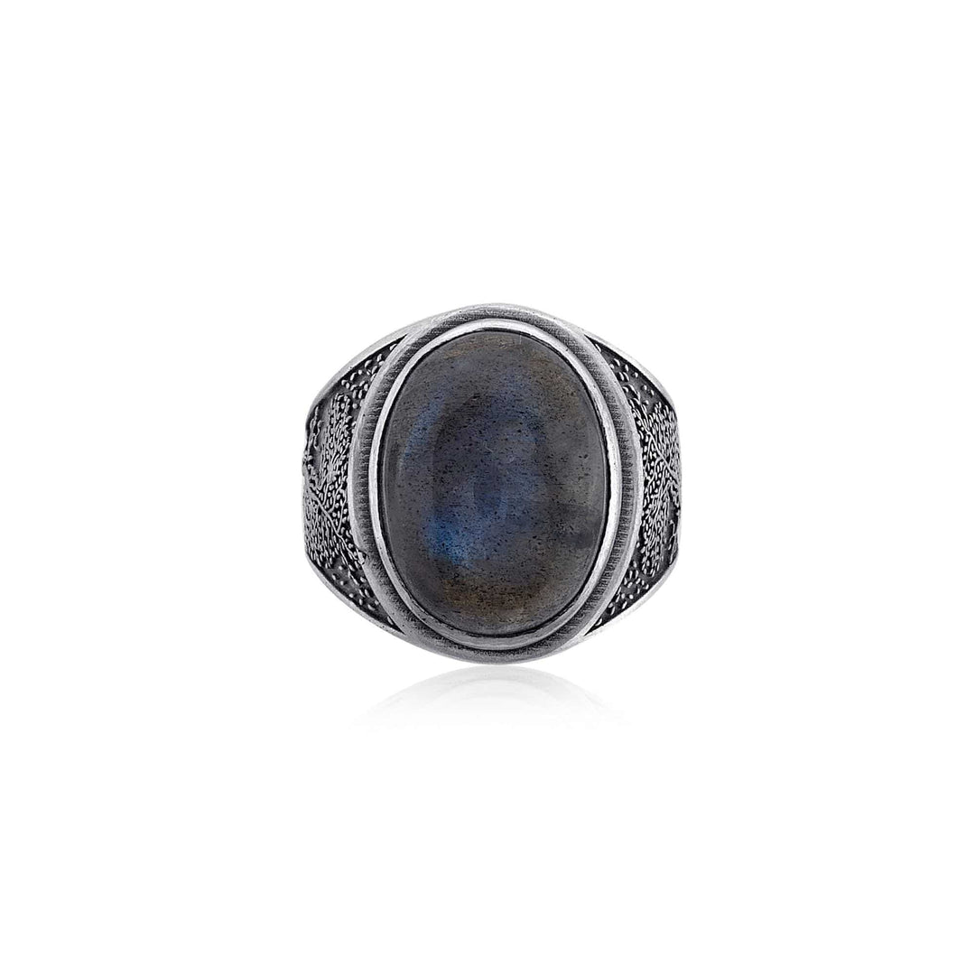 Tree Of Life Labradorite Ring