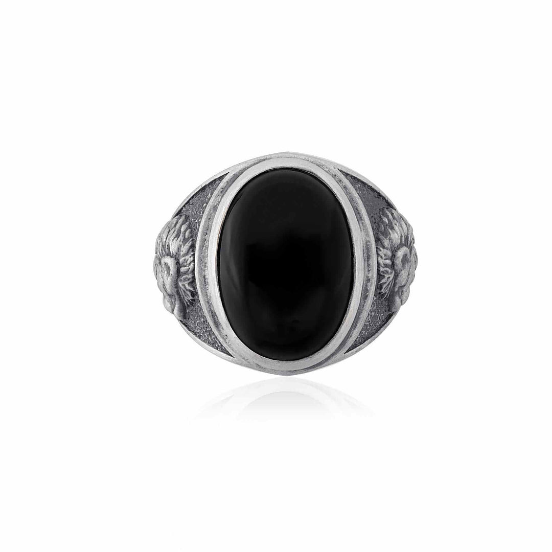 Lion Onyx Gemstone Ring