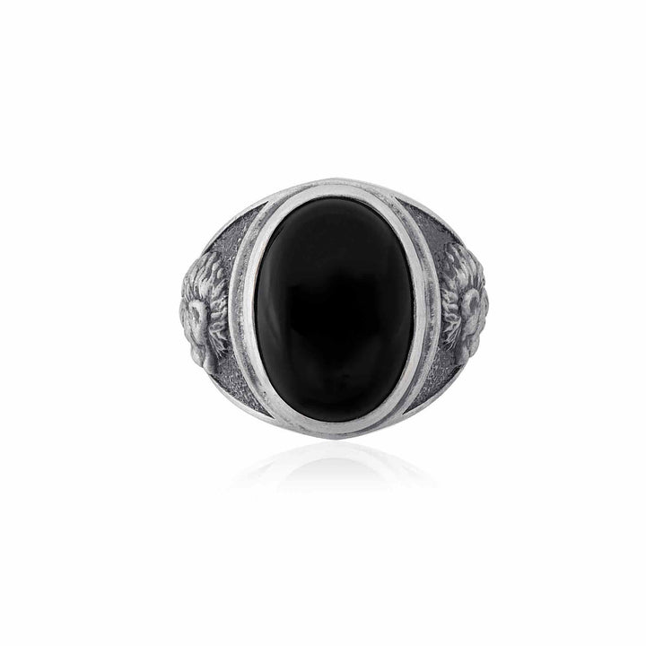 Lion Onyx Gemstone Ring