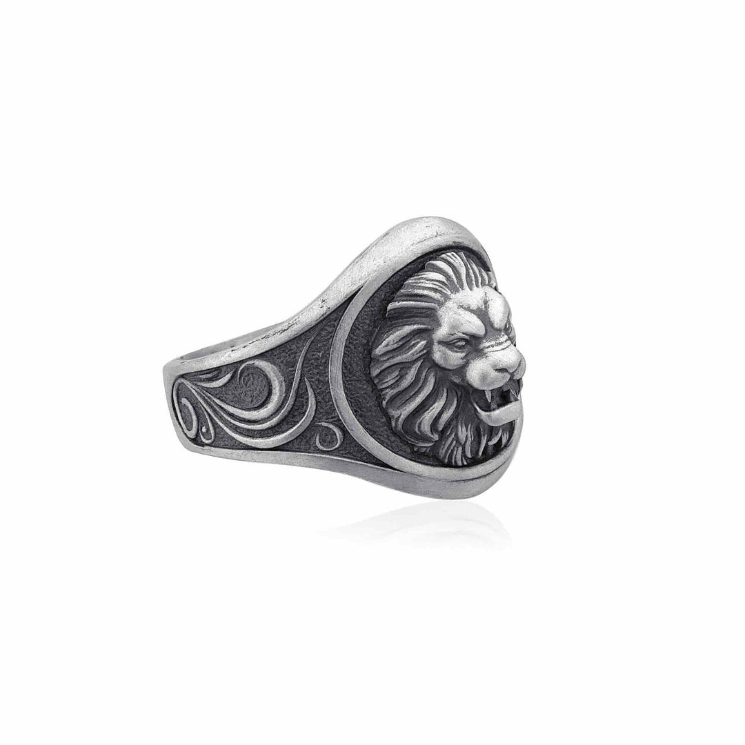 Angry King Lion Ring