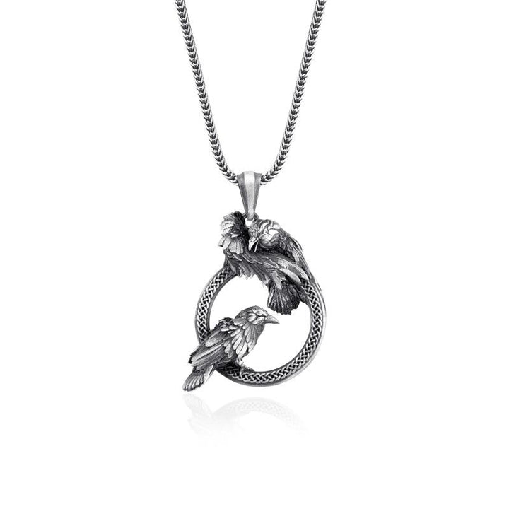 Ravens Pendant Necklace