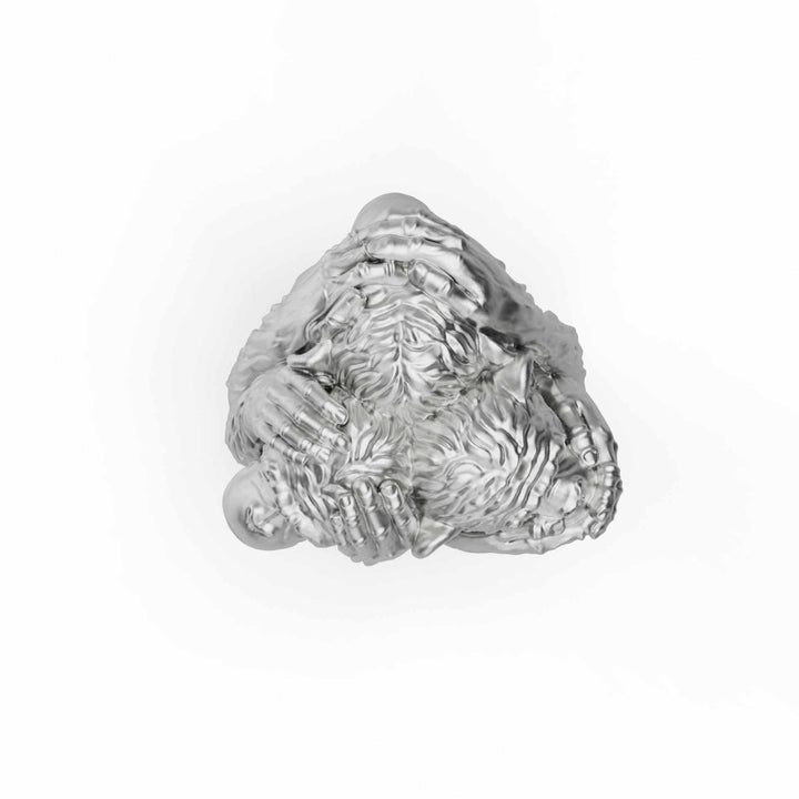 No See No Hear No Speak Evil Ring