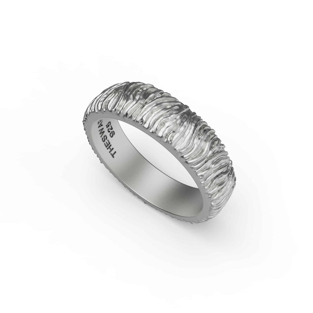 Zebra Lines Band Ring