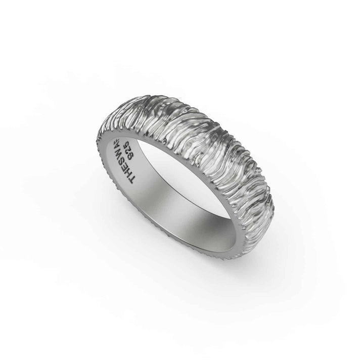 Zebra Lines Band Ring