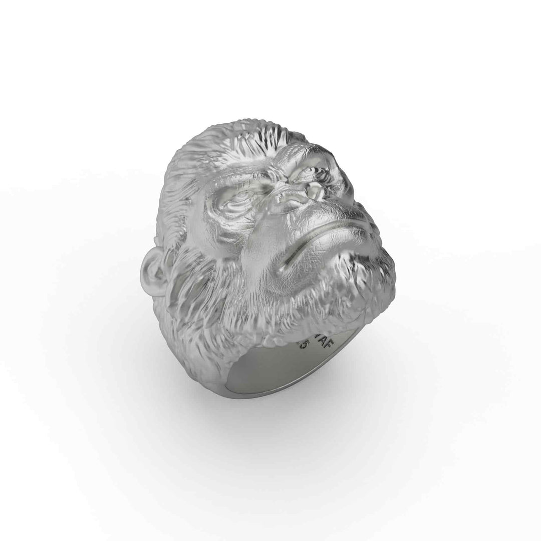 Gorilla Face Ring