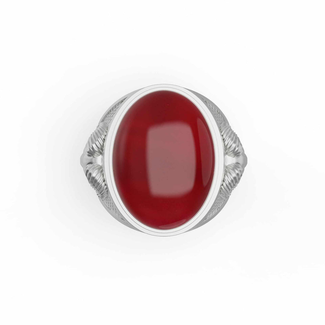 Aries Carnelian Gemstone Ring