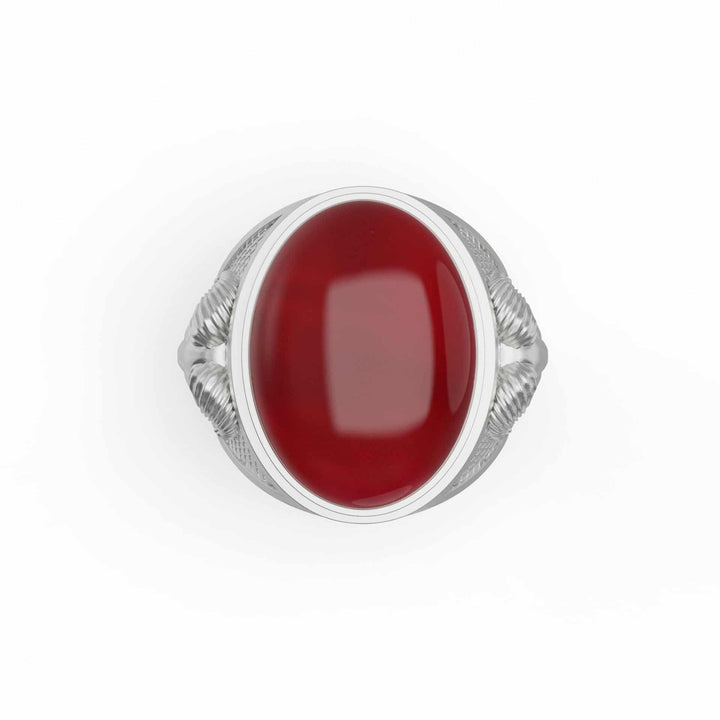 Aries Carnelian Gemstone Ring