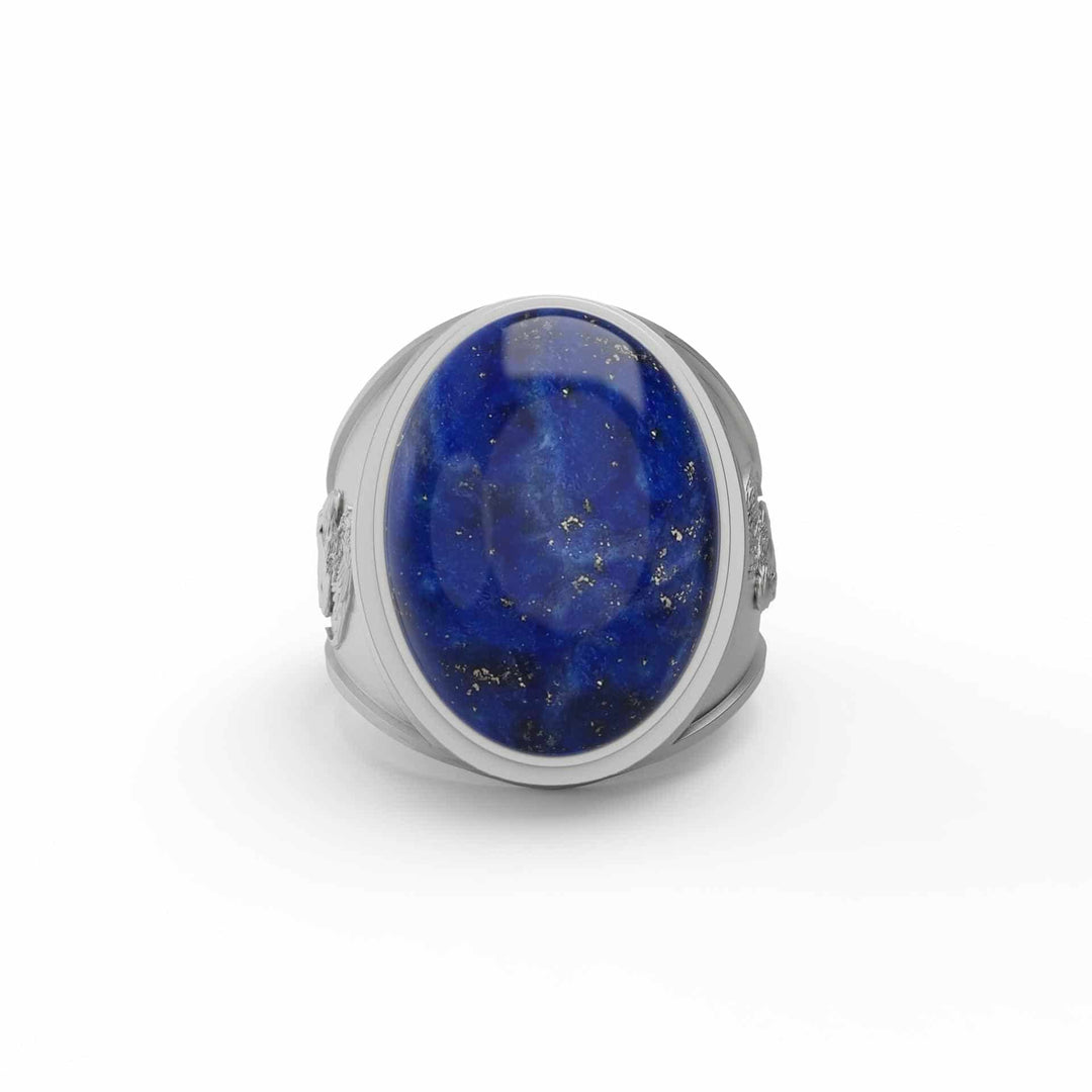 Angel Lapis Gemstone Ring