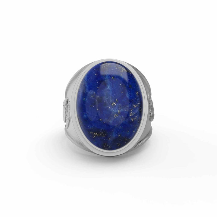 Angel Lapis Gemstone Ring