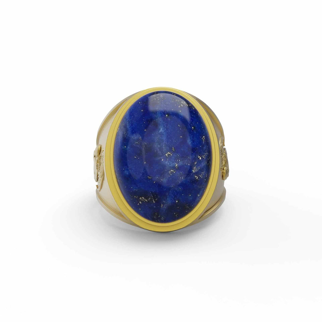 Angel Lapis Gemstone Ring