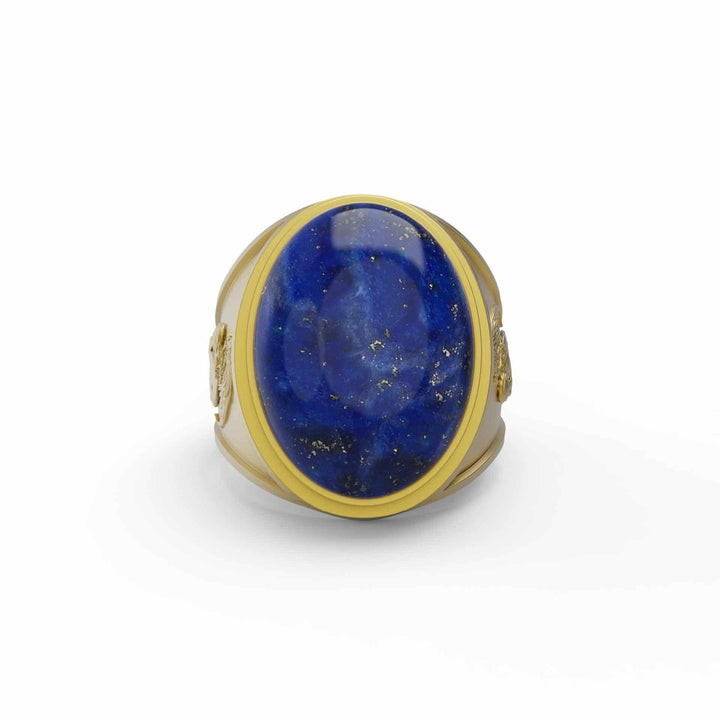Angel Lapis Gemstone Ring