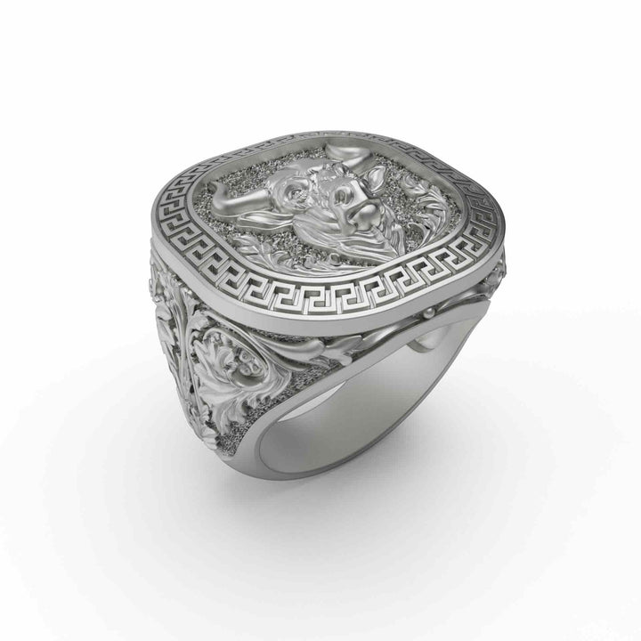 Patterned Buffalo Ring
