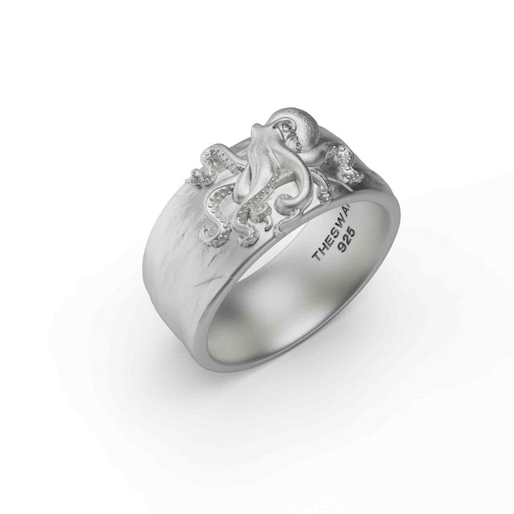 Octopus Band Ring
