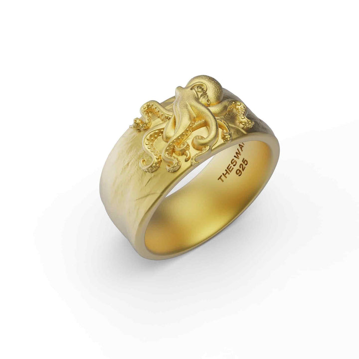 Octopus Band Ring