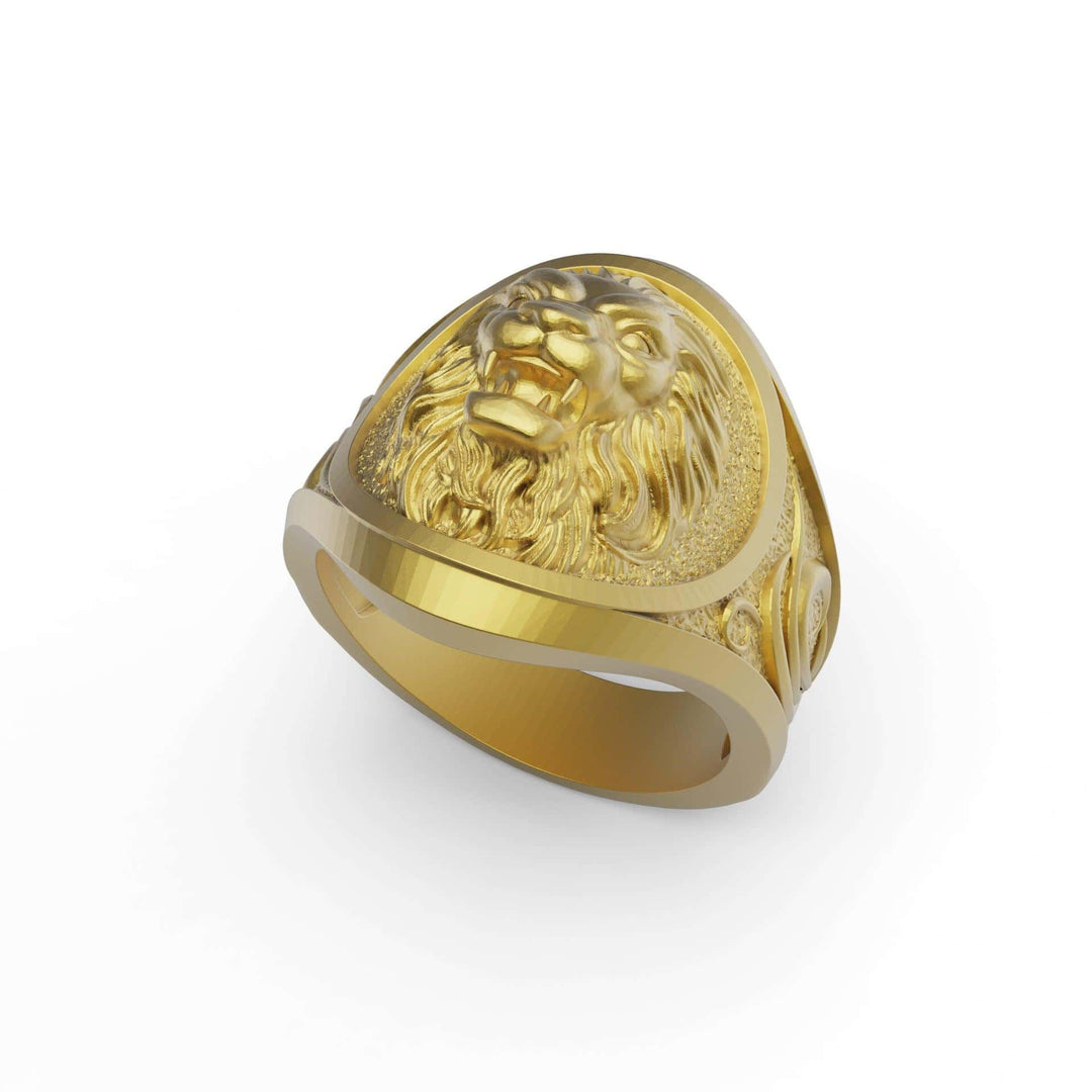Angry King Lion Ring