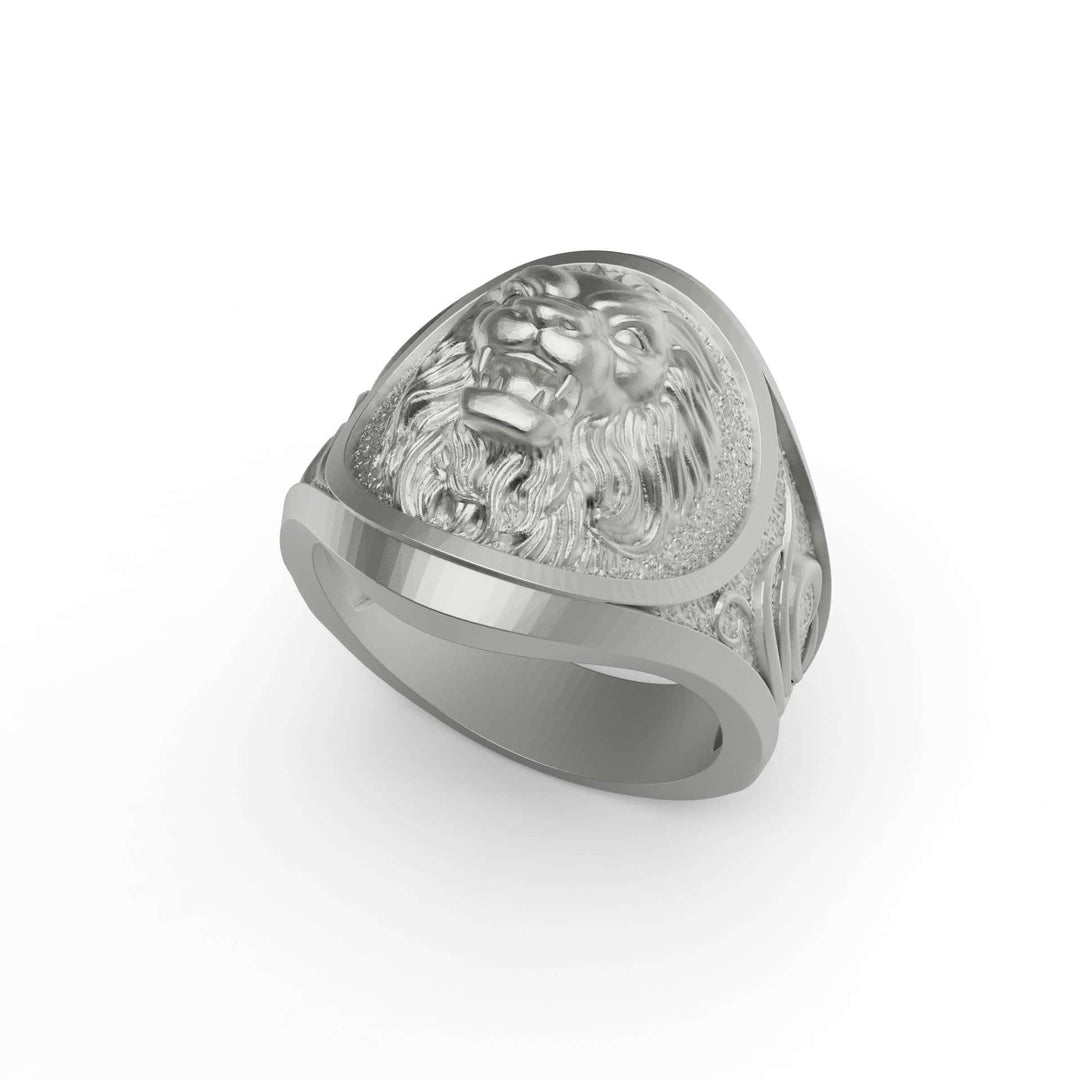 Angry King Lion Ring