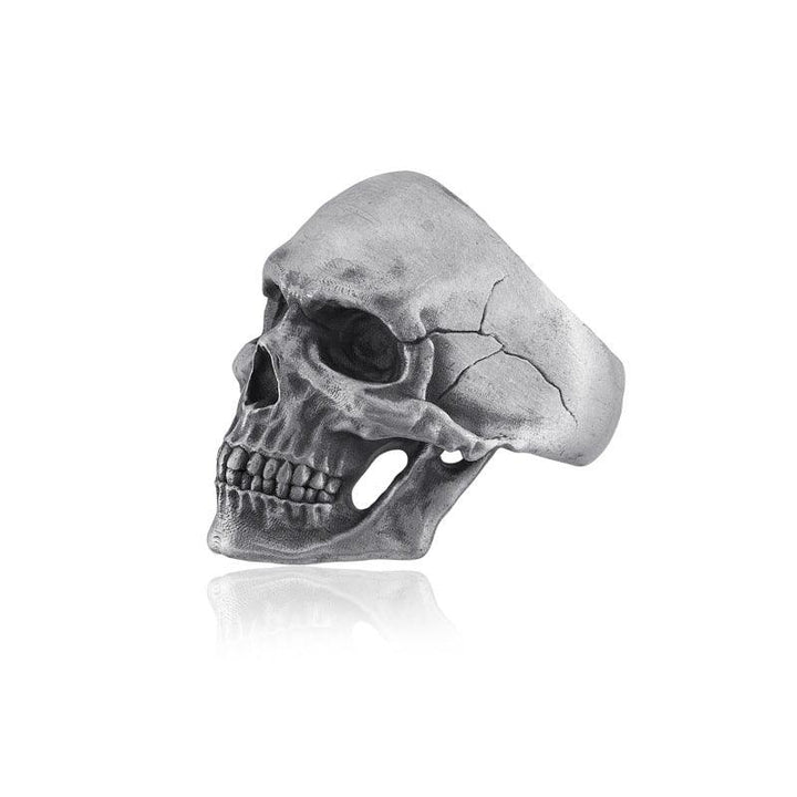 Skull Signet ring side view