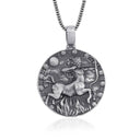 925 Sterling Silver Oxidized