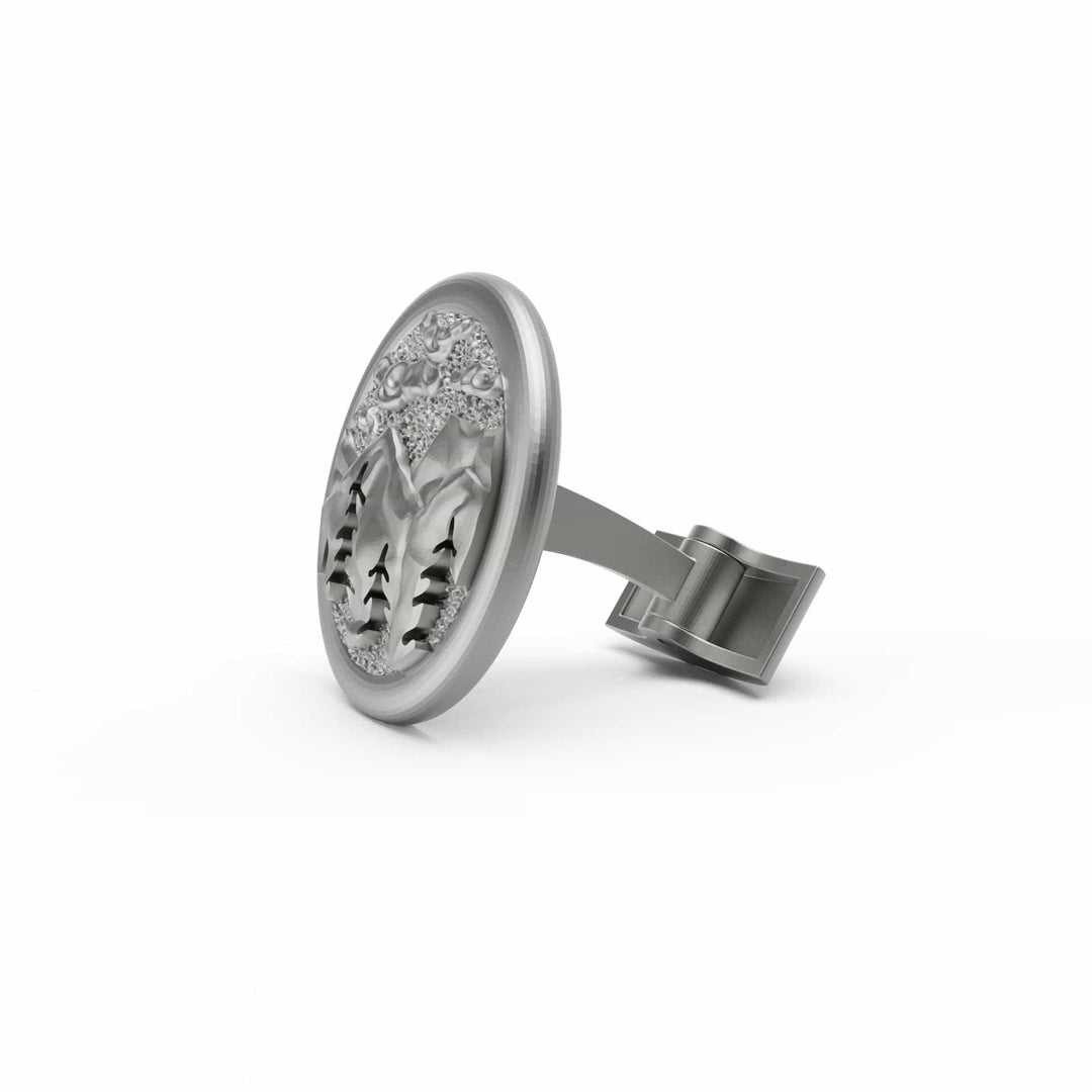Forest and Mountains Cufflinks