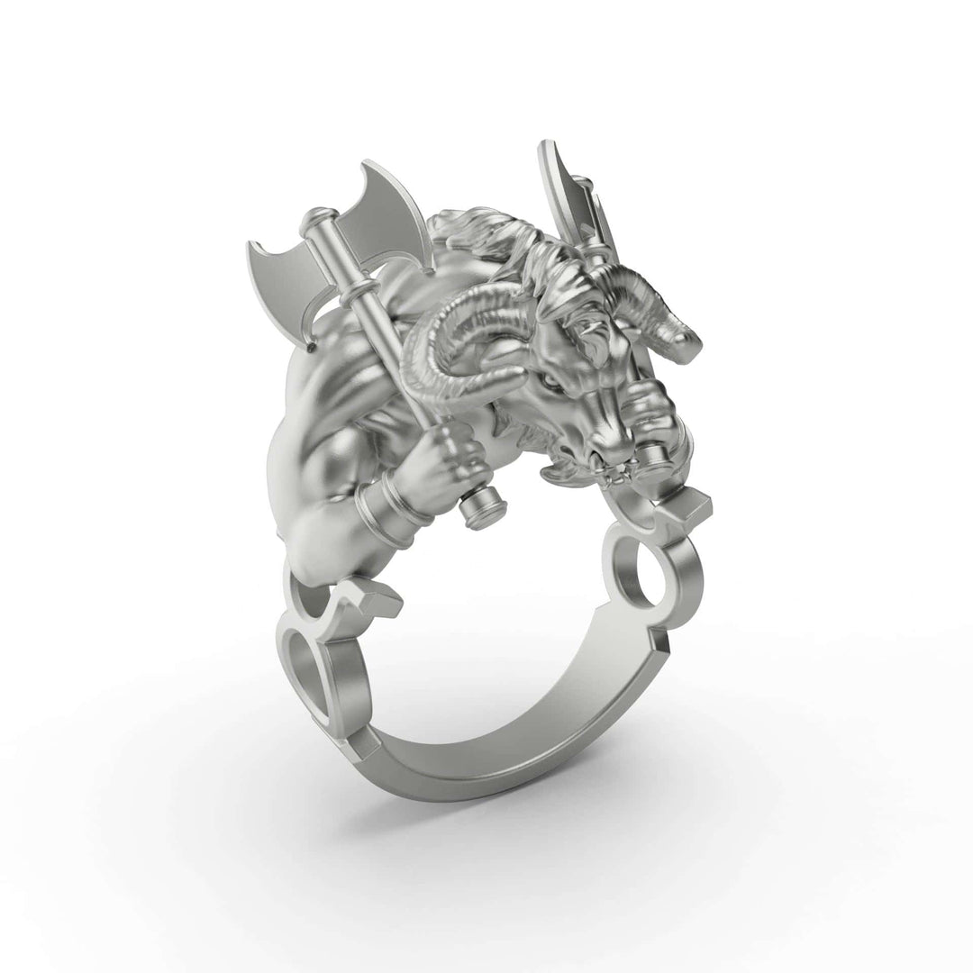 Zodiac Taurus Warrior Ring