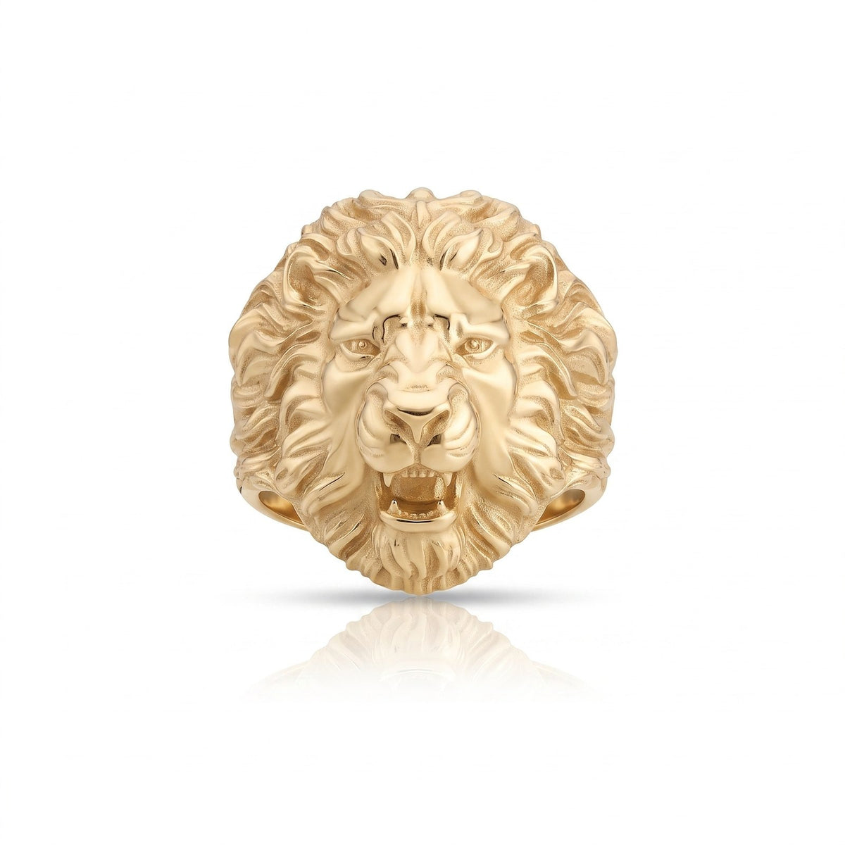 Angry Lion Face Ring
