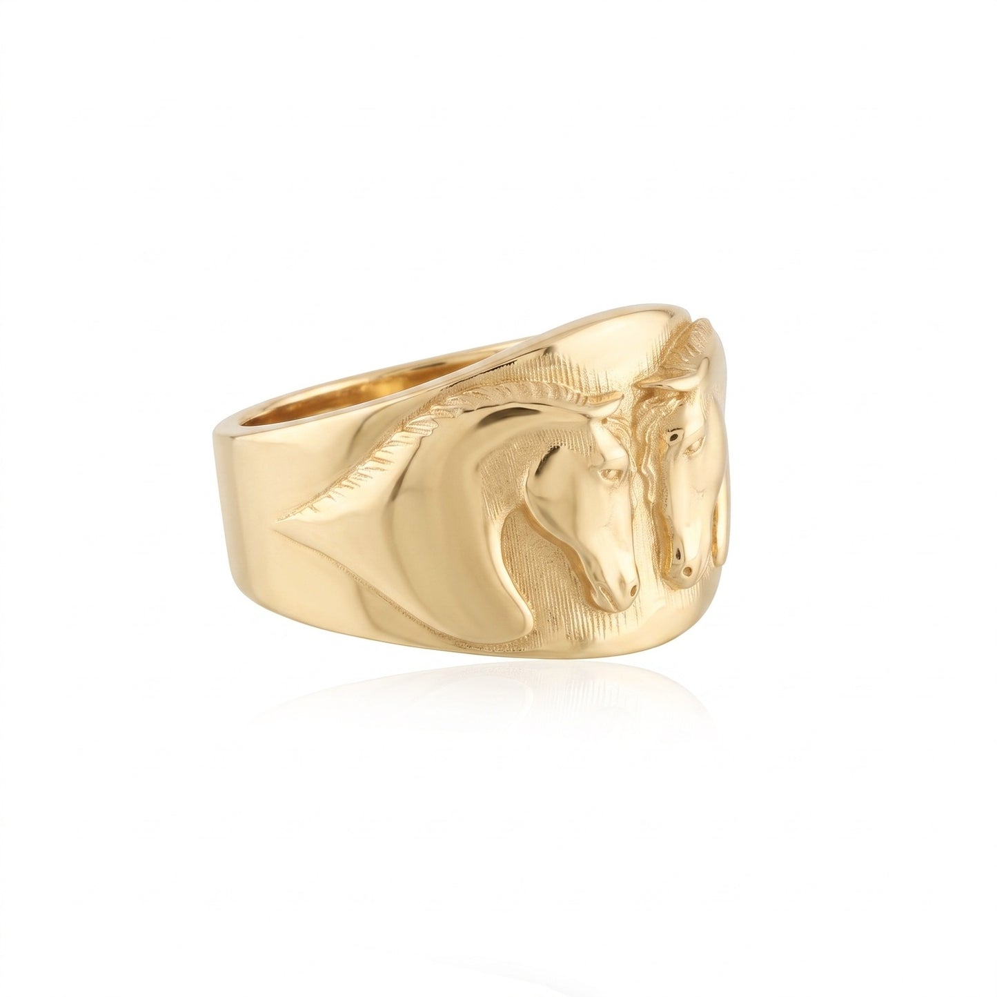 Couple Horse Band Ring