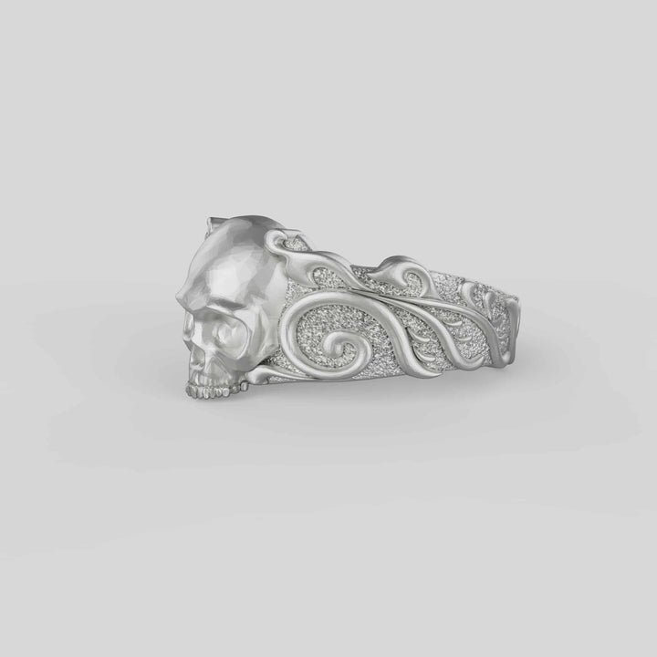Baroque Skull Ring
