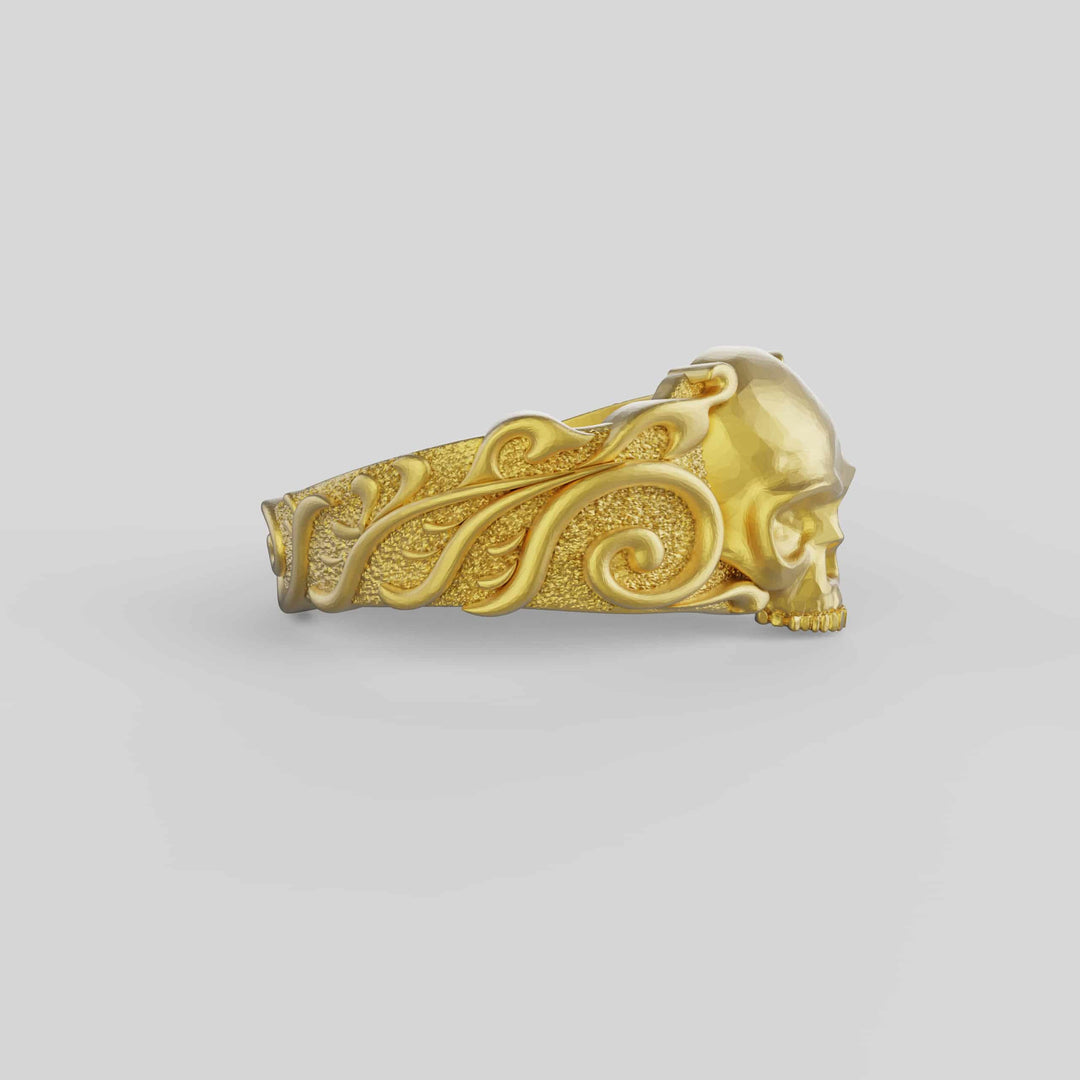 Baroque Skull Ring