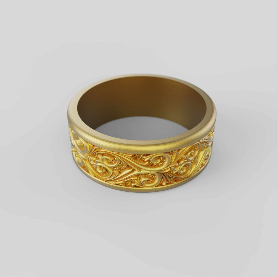 Leaf Vine Band Ring