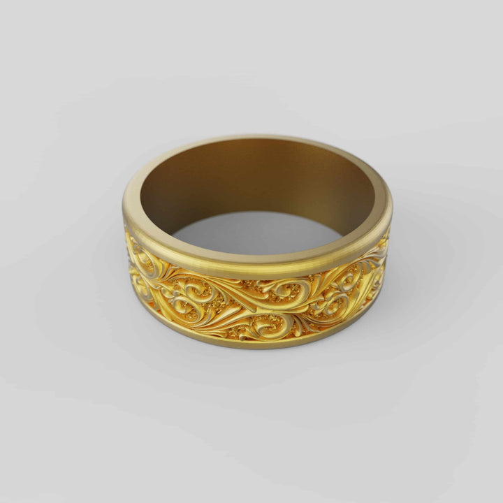 Leaf Vine Band Ring