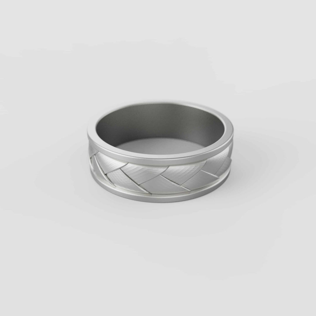 Textured Band Ring