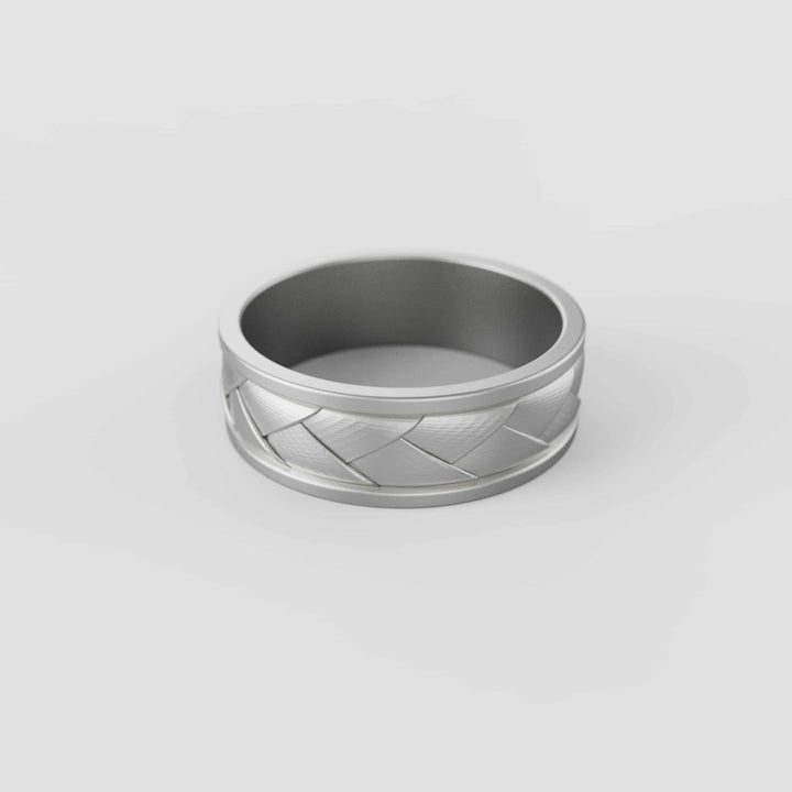 Textured Band Ring