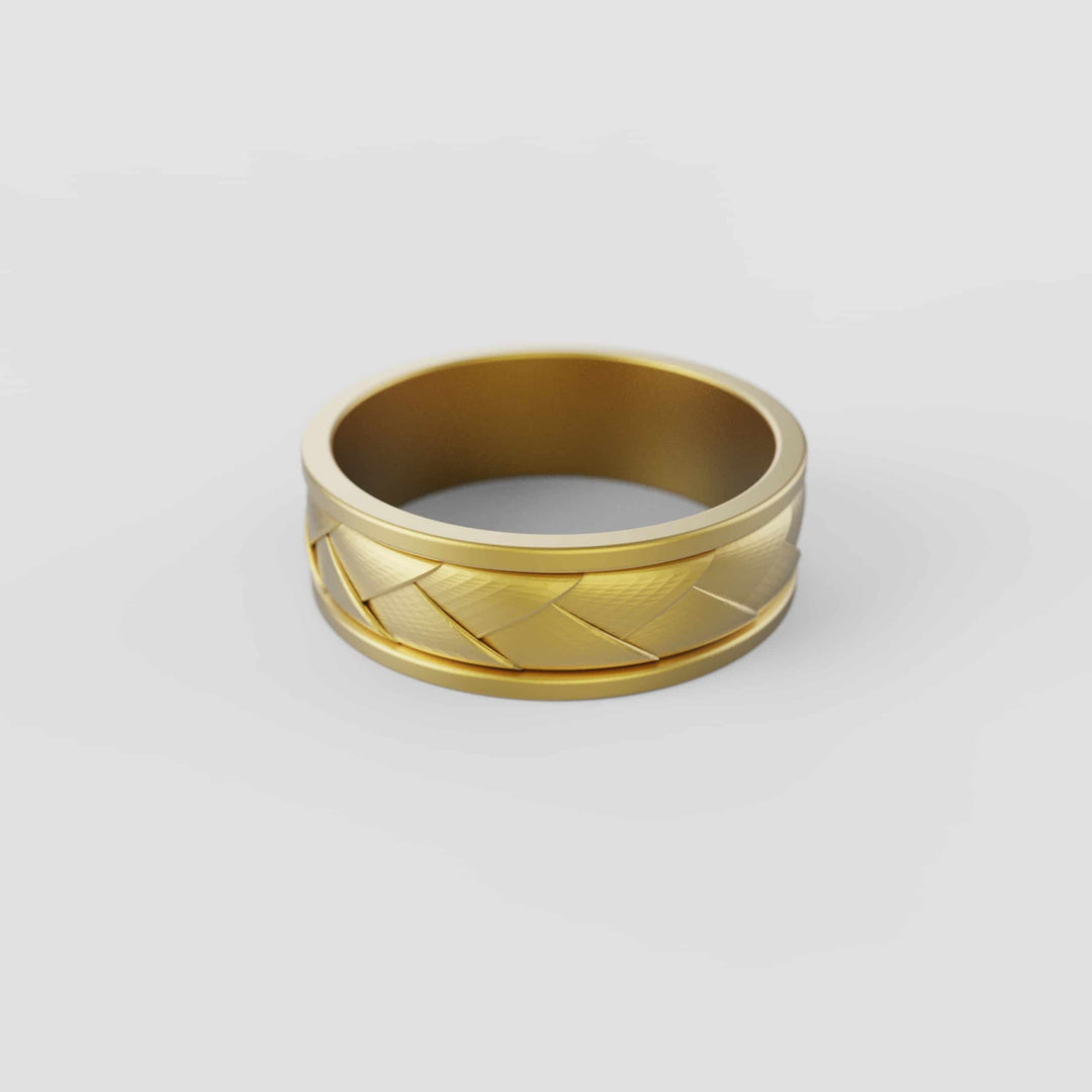 Textured Band Ring