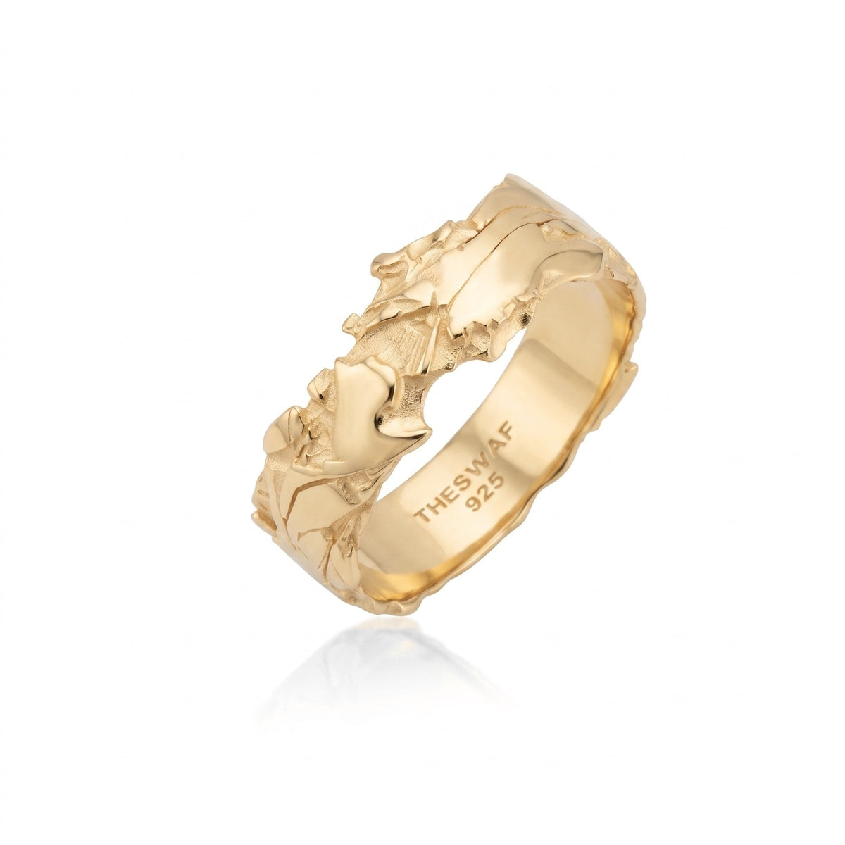 Shattered Metal Band Ring