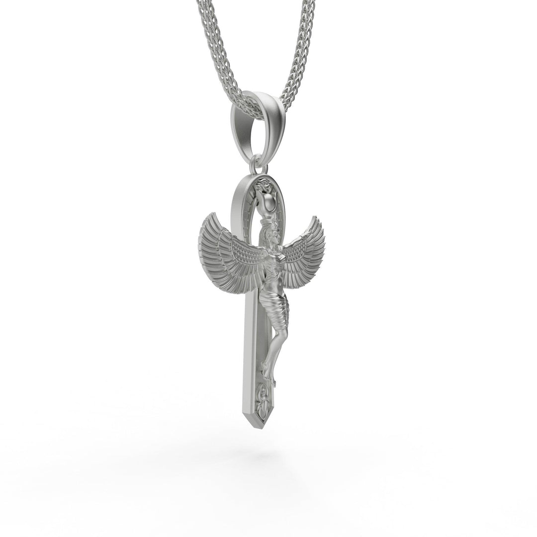 Goddess Isis Bronze Detailed Necklace