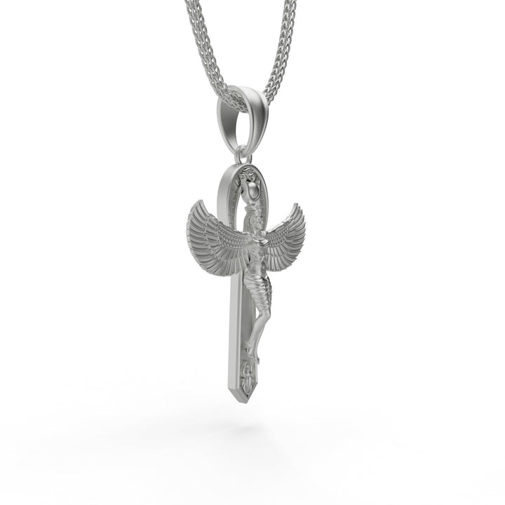 Goddess Isis Bronze Detailed Necklace
