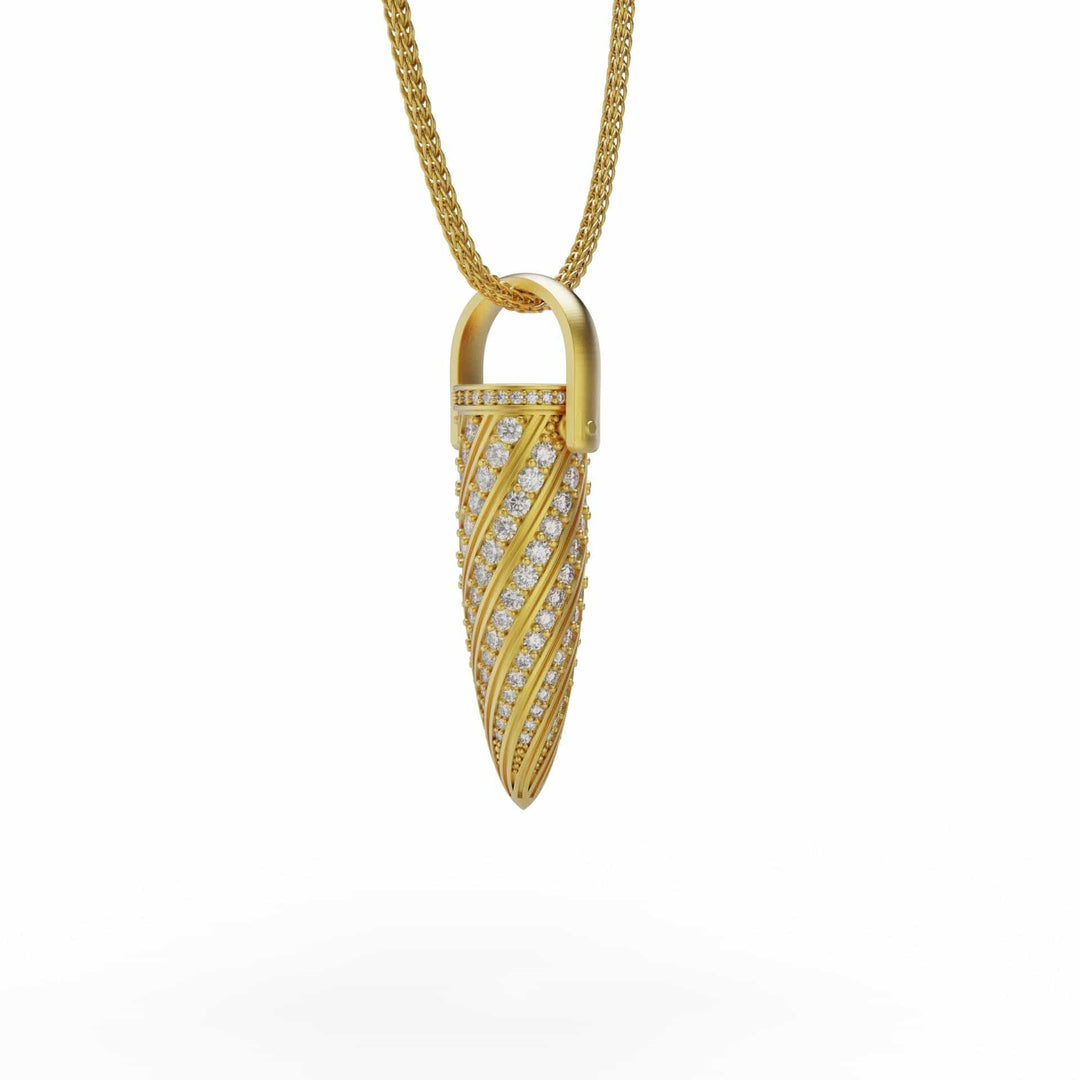 Shiny Bullet Necklace