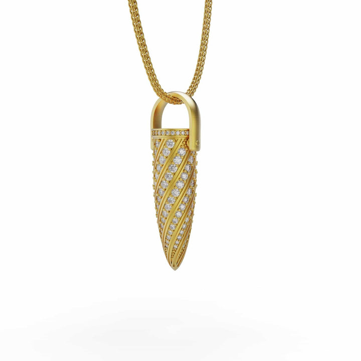 Shiny Bullet Necklace
