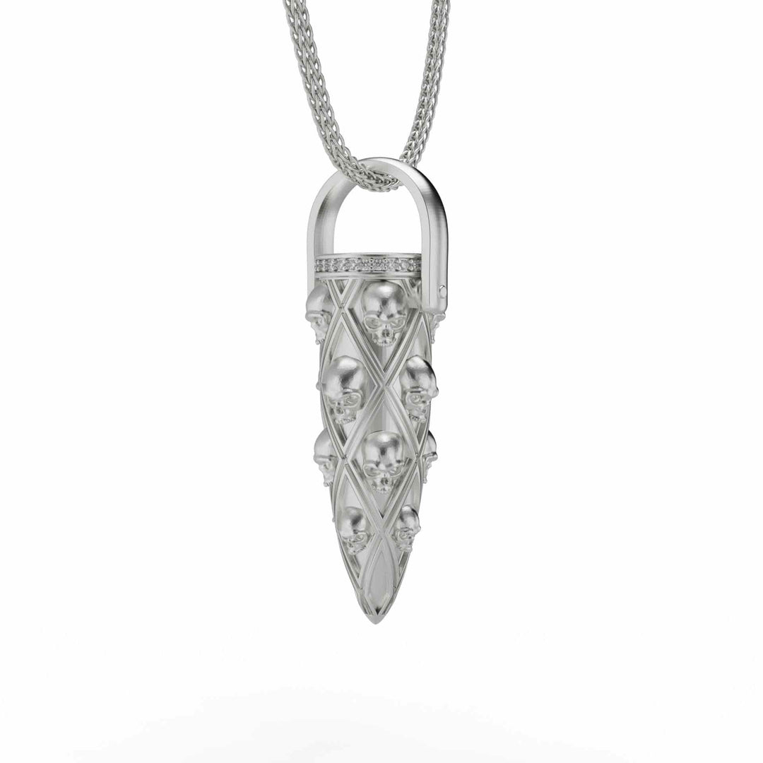 Bullet Skull Necklace