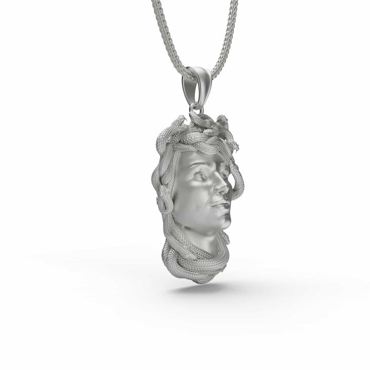 Gorgon Medusa Head Necklace