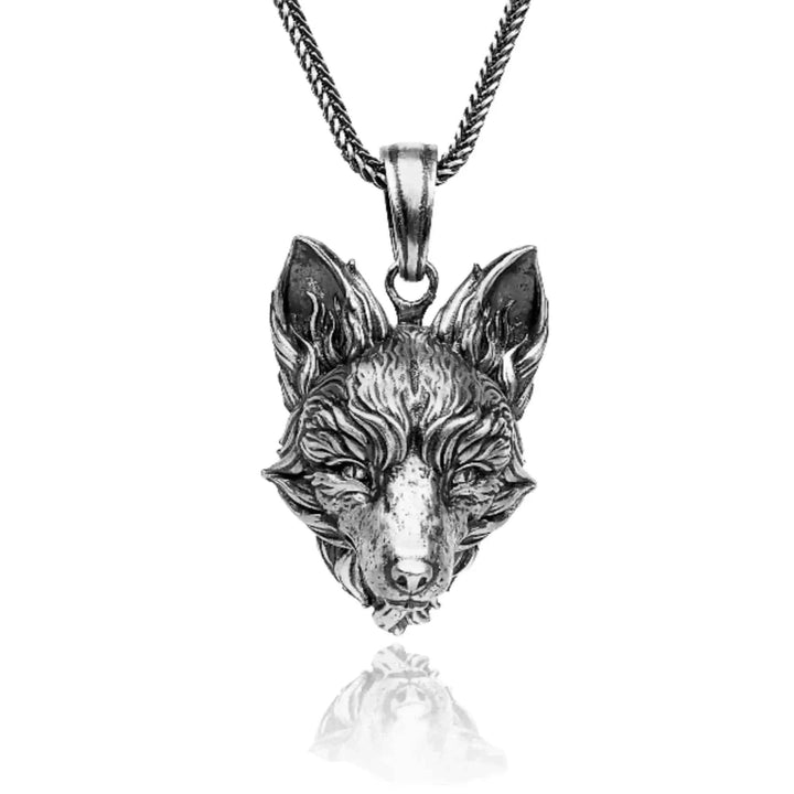 Fox Head Necklace