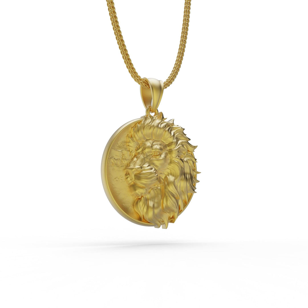 African Lion Necklace