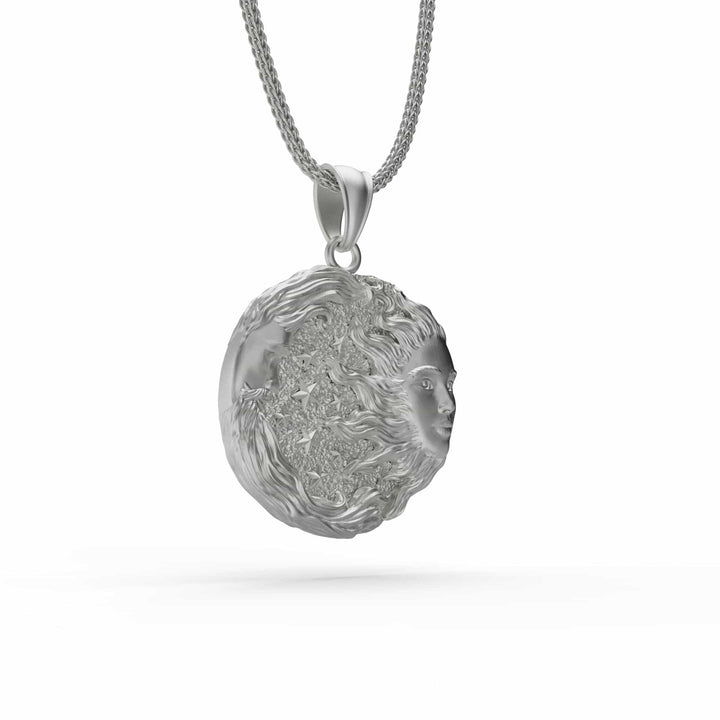 Moon and Sun Necklace