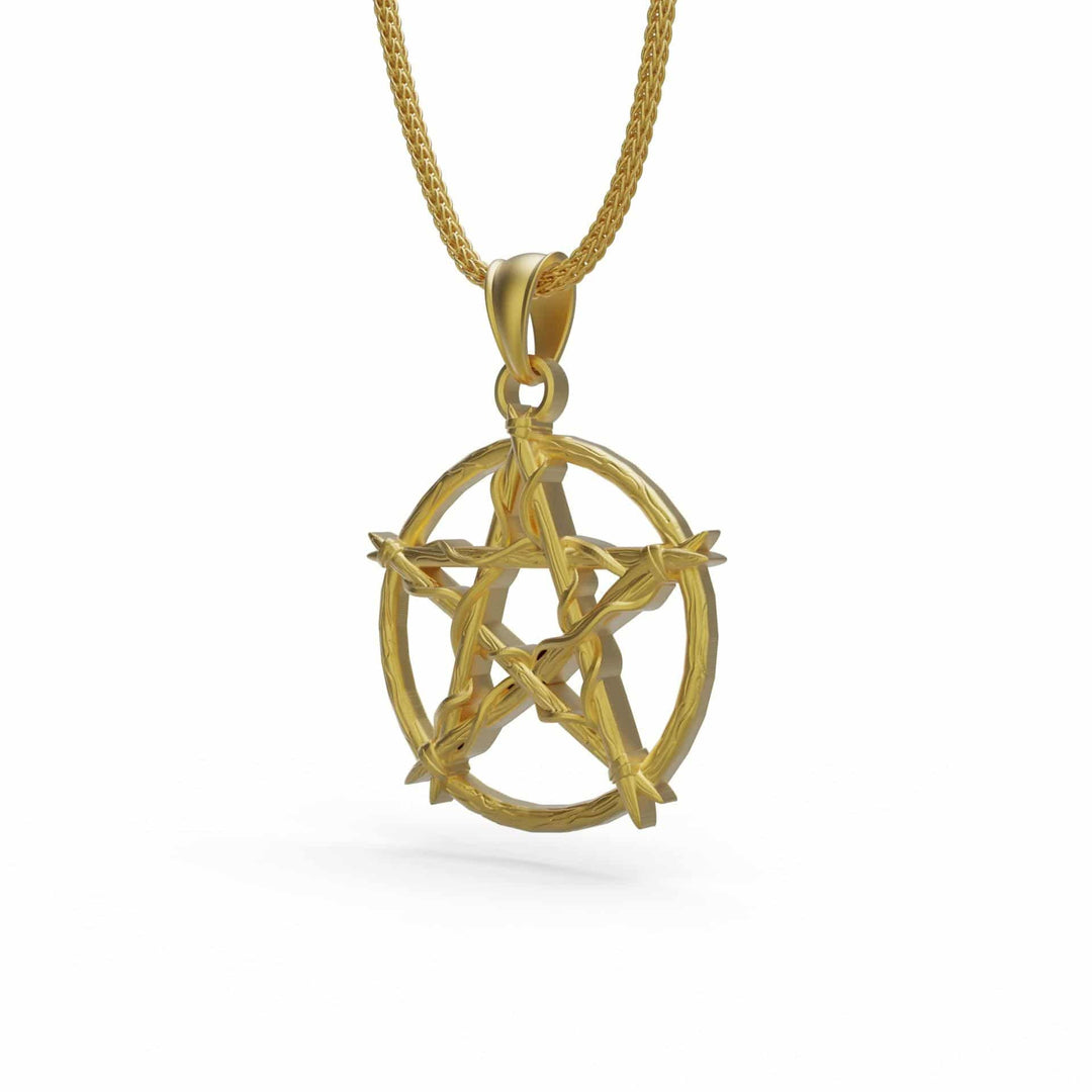Pentagram Wiccan Necklace