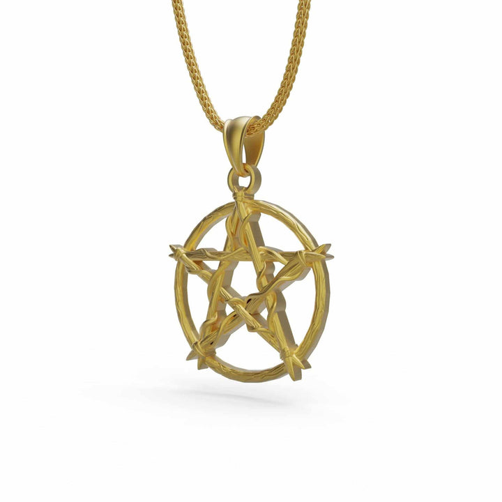 Pentagram Wiccan Necklace