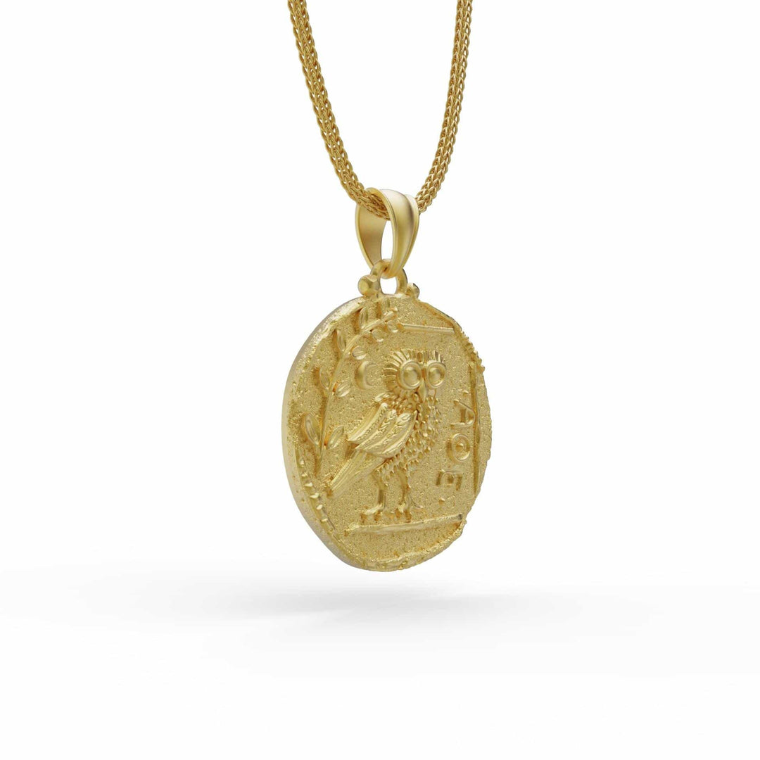 Athena Owl Necklace