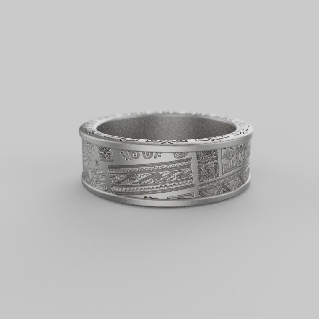 Maori Tribal Band Ring