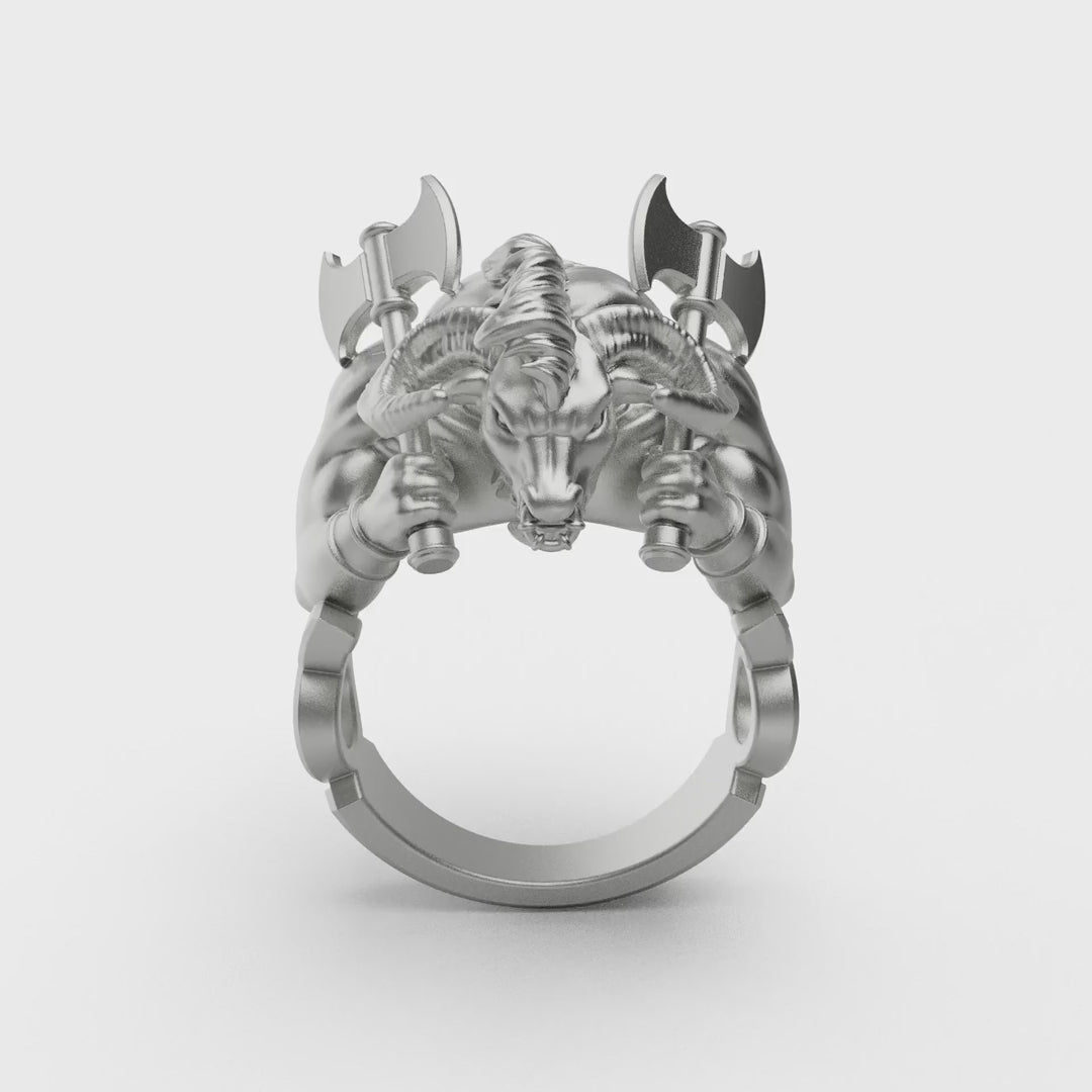 Zodiac Taurus Warrior Ring